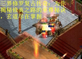 三界修罗复古传奇：为你揭秘修真之路的至尊秘诀，玄道尽在掌握