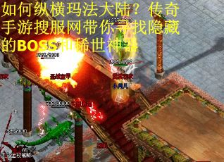 如何纵横玛法大陆？传奇手游搜服网带你寻找隐藏的BOSS和稀世神器